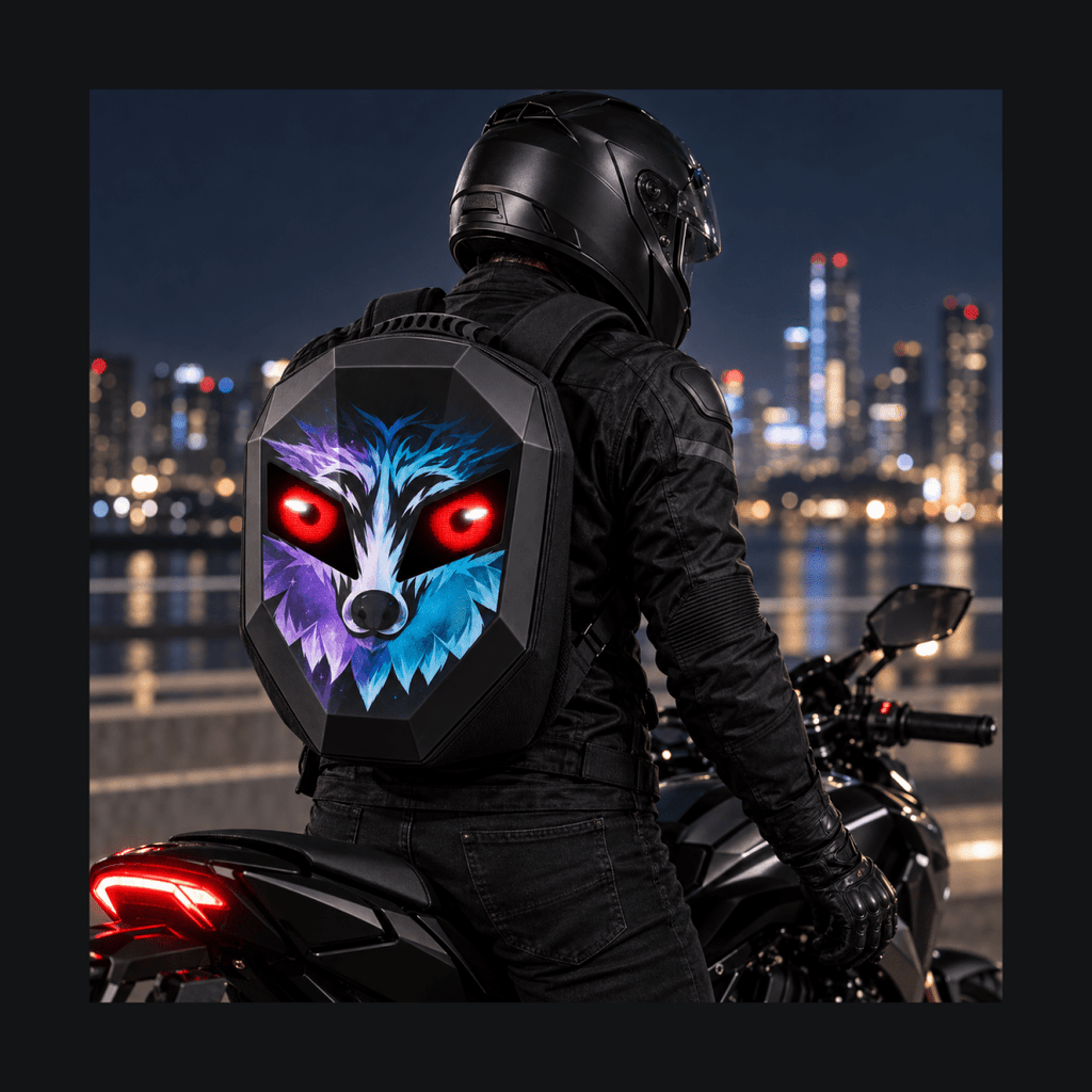 Velapt Specter — Sac à dos moto à LED - Velapt