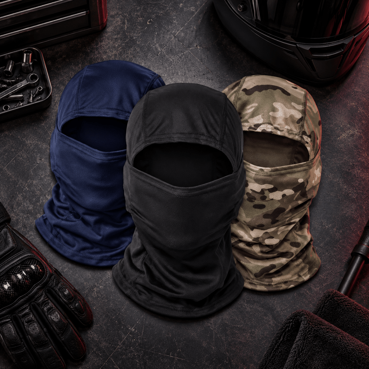 Cagoule intégrale respirante — lot de 3 - Velapt