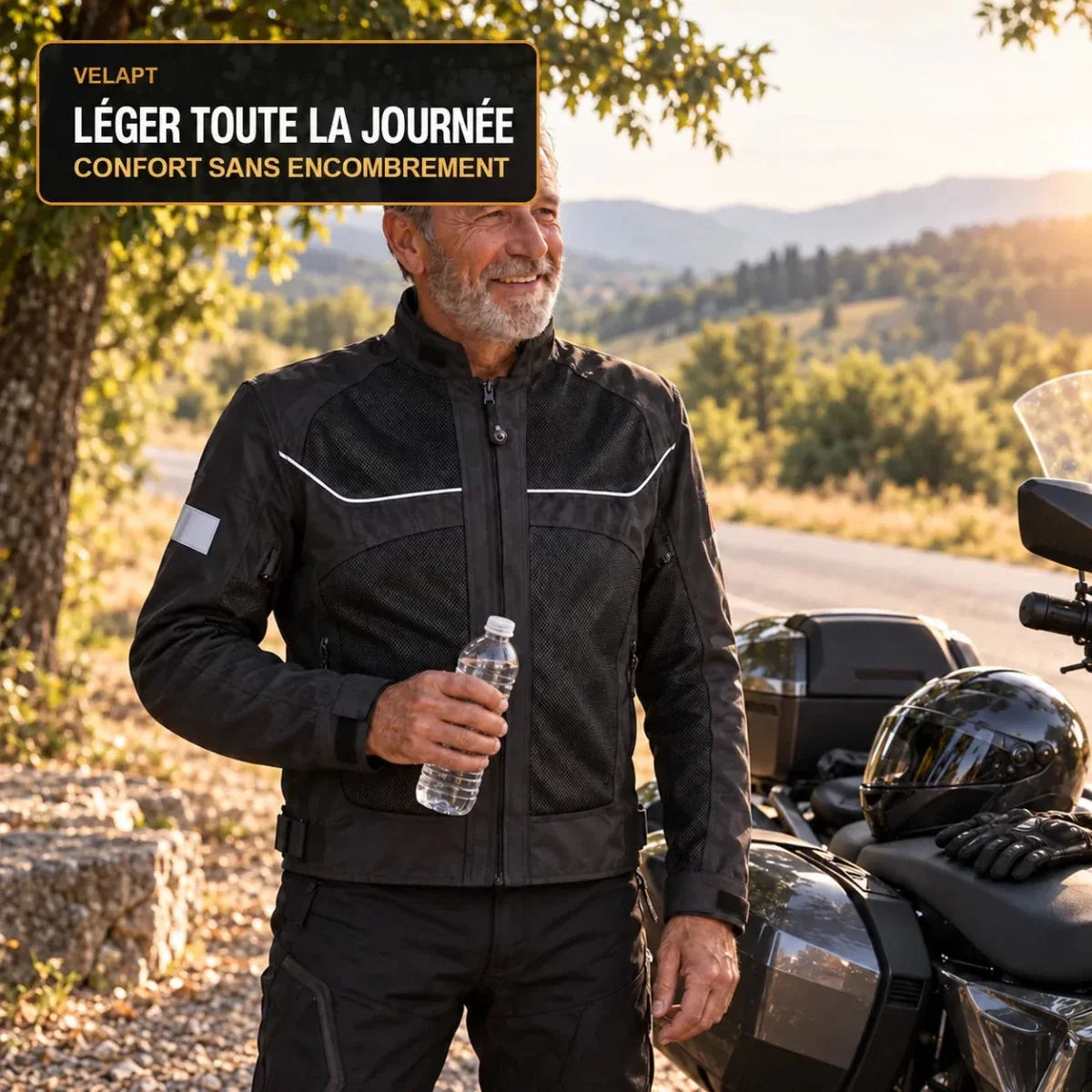 Alizé — Blouson moto ventilé