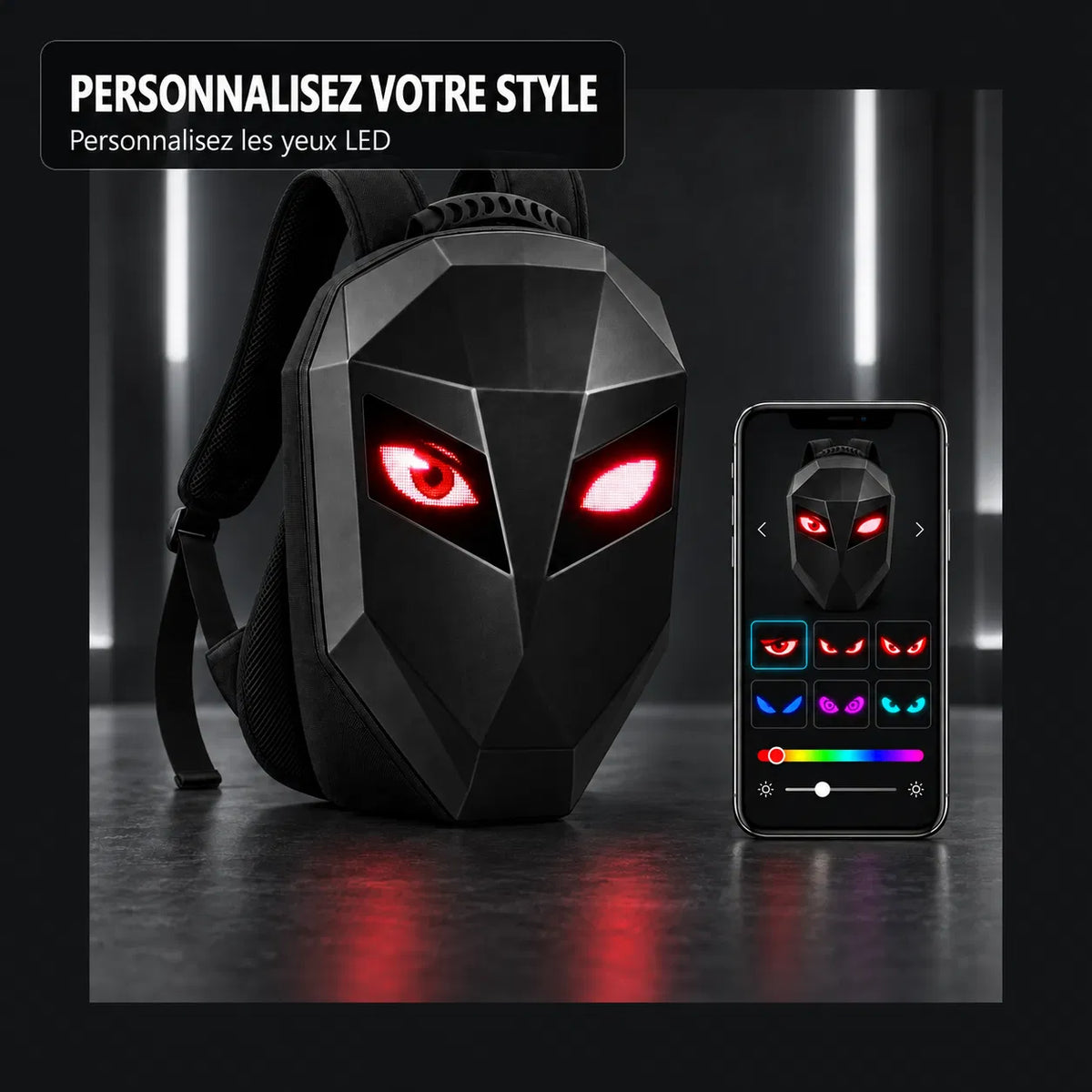 Velapt Specter — Sac à dos moto à LED