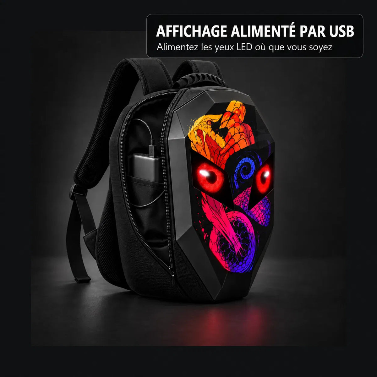 Velapt Specter — Sac à dos moto à LED