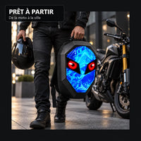 Velapt Specter — Sac à dos moto à LED