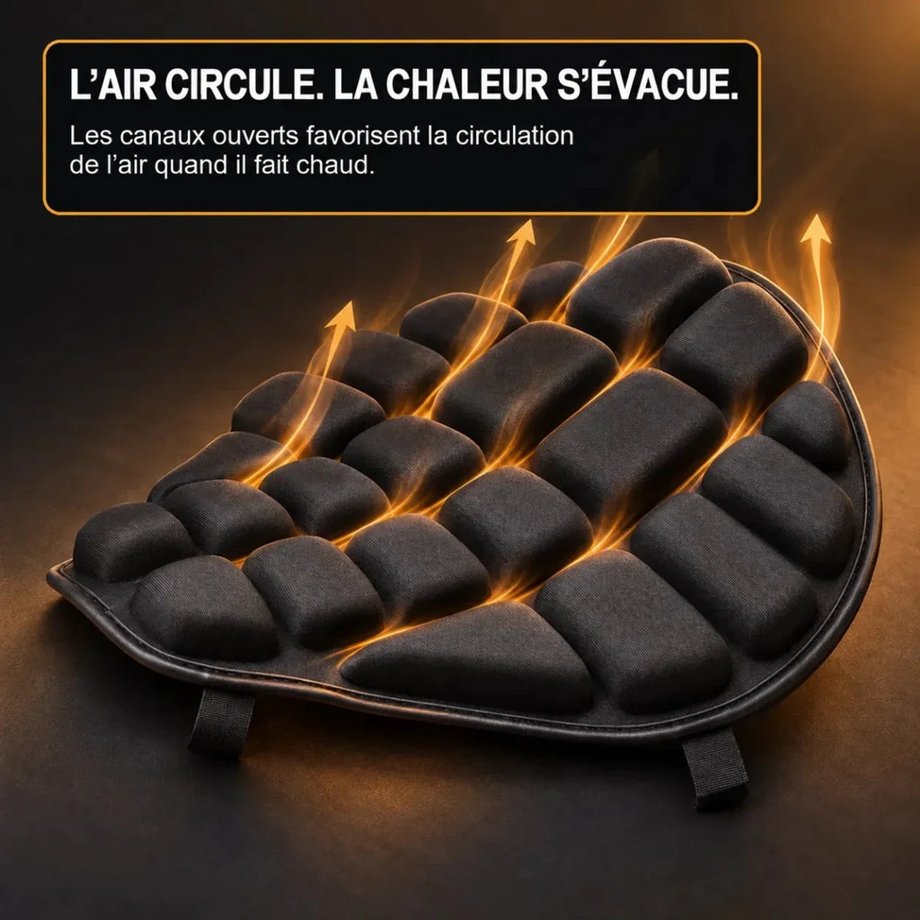 Rainures d'aération du coussin de selle Velapt Étape