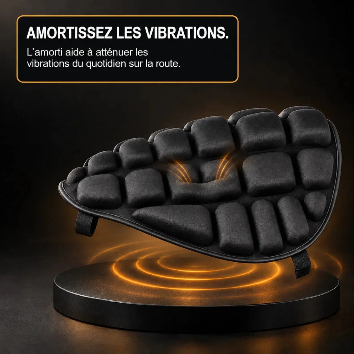 Coussin de selle Velapt Étape qui amortit les vibrations de la route