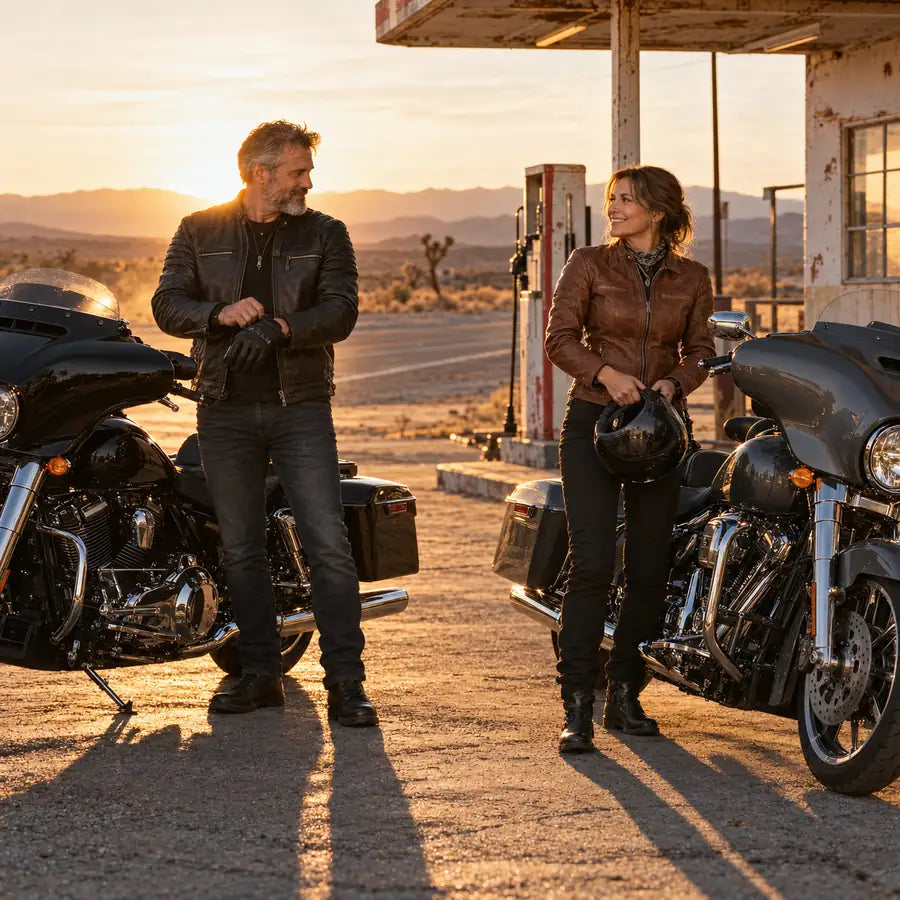 Motards Velapt sur la route Image